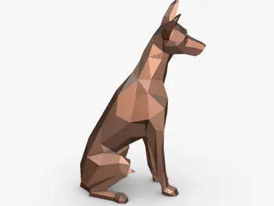 Podenco canario 3D print model