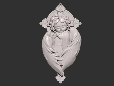 little angel 3D print model purchase
