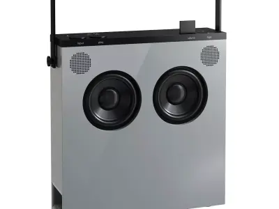 OB-4 Bluetooth Loudspeaker Gray by Teenage Engineering 3D model
