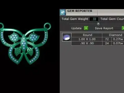 BUTTERFLY  3D print model