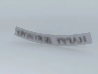BIRTHDAY BANNER Free 3D model