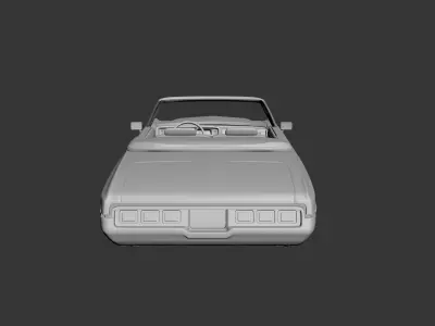 Chevrolet Caprice 1973 Convertible  3D print model