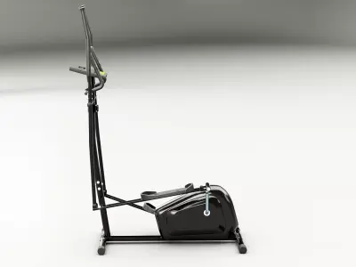 Gym Elliptical Trainer Low-poly 3D model