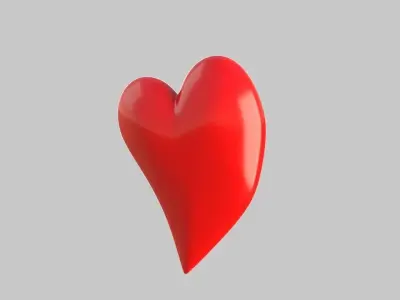 Heart icon v 31 3D model