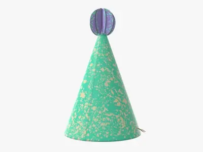Party funny hat 02 3D model