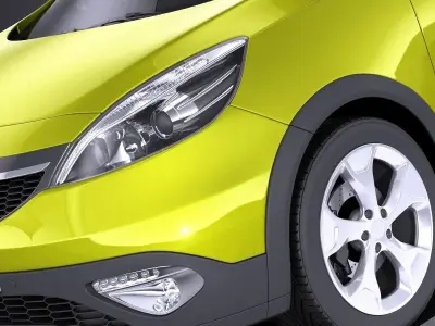 Renault Scenic Xmod 2016 VRAY 3D model