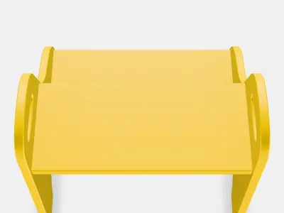 TROGEN Childrens step stool Low-poly 3D model