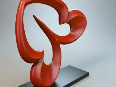 Abstract Figure m031 P 3D print model