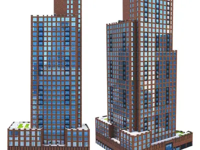 Abington House Building 3D model