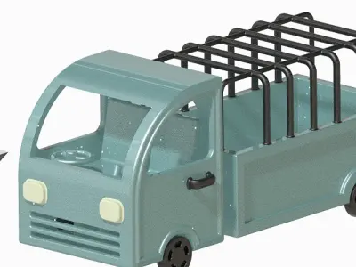 Stylish Mini Truck 3D print model