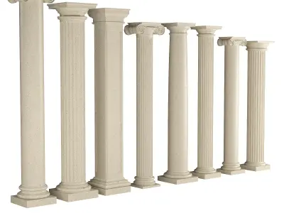 column set sandstone 3D model