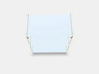 EKENABBEN Open shelving unit Low-poly 3D model