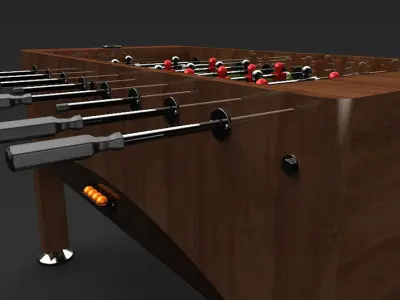 Football soccer table  Free 3D model