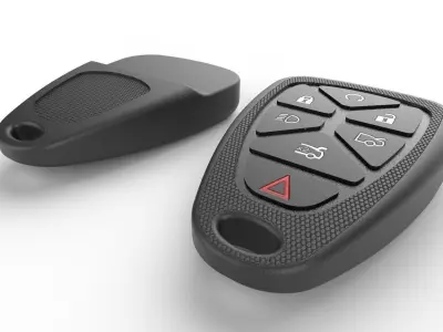 Car key Model 10 Low-poly 3D model