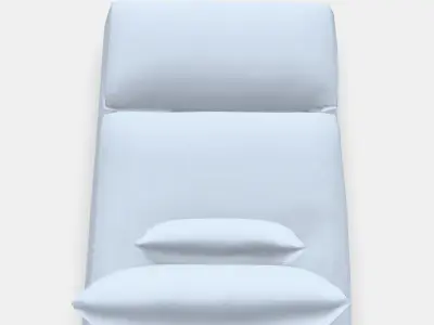 SODERHAMN Lounge chair 5 Low-poly 3D model