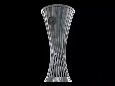 Conference League Cup Free low-poly 3D model