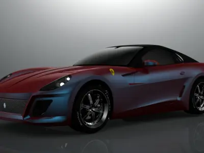 Ferrari f599 GTO 3D model