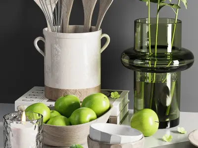 kitchen accessories 02 3D model