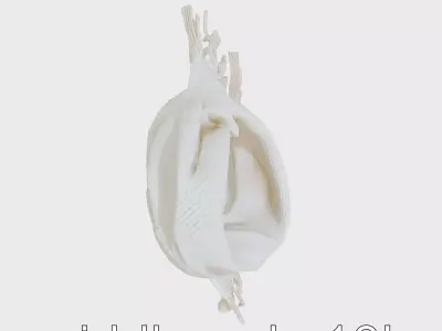 Cashmere Scarf with Subtle Pattern Texture