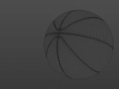 Basketball Black 3D model