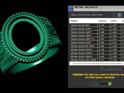 LUXURY PRECIOUS RUBY RING 3D PRINTABLE MODEL 3D print model