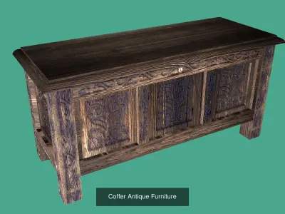 Coffer value pack 3D Model Collection