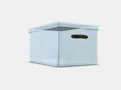 BLADDRARE Box with lid 2 Low-poly 3D model