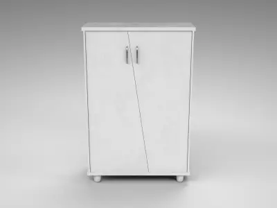 Crystal Furnitech Shoe Rack painted  Low-poly 3D model