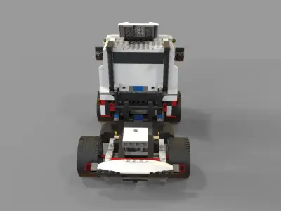 lego car truck Low-poly 3D model