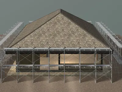 Building under construction 24i08 3D model