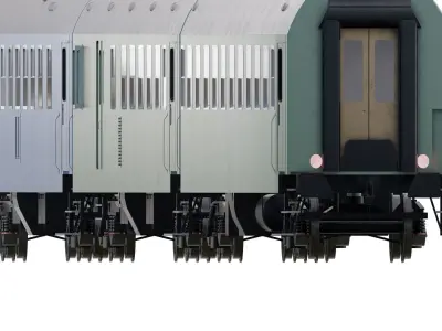 Generic diesel train 3D model