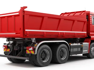 Dump Truck 6X4  3D model