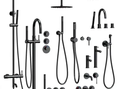 Timo Saona Faucet Set 3D model