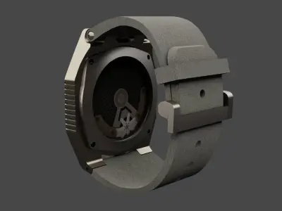 Complex Rotary Watch 3D model