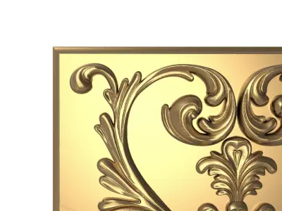  decorative pattern ready for 3D printing 3D model 345