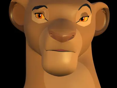 Sarabi Lion King Model Low-poly 3D model