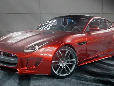 Jaguar F Type 2017 3D model
