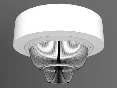  Crystal Chandelier with Ring  3D model