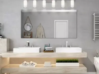 Light Dimmable Vanity Light 3D model