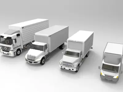 Box Truck 3D model