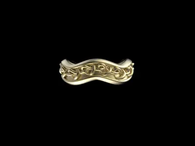 Heart Knotting Band  3D print model