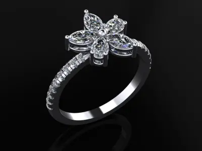 Tiffany Ring  3D print model