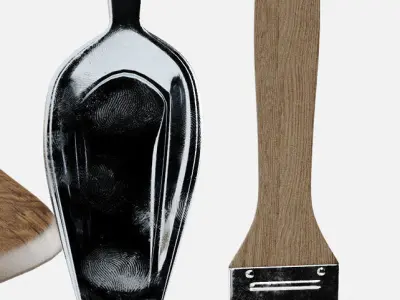 Decorative Kitchen Cake Set 3D model