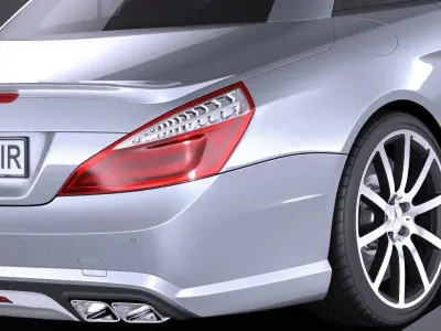 Mercedes - Benz SL 63 AMG 2015 VRAY 3D model