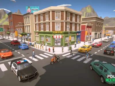 Poly Pro Universe - Low Poly City World Assets Low-poly 3D model