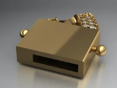  gold bracelets print model 3D print model