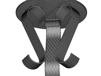 Premium Round Table 3D print model