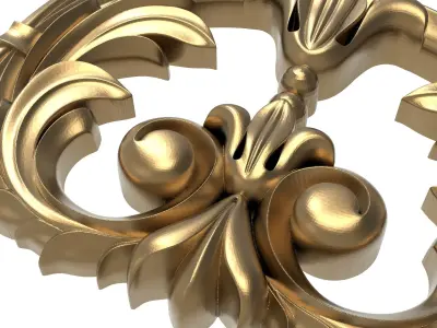 decorative pattern ready for 3D printing 3D model 300