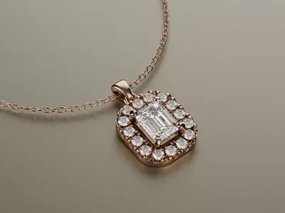 Pendant 2024-007 3D print model  3D print model