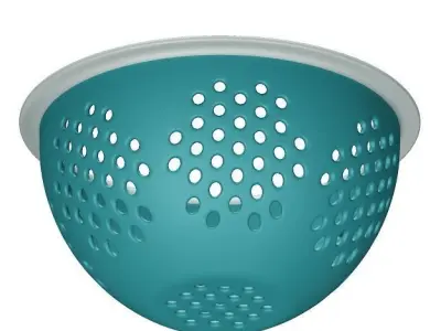 Plastic Fruit Sieve 3D model